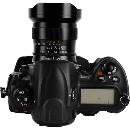 TTArtisan 11mm f/2.8 Lente para Nikon F Formato Full Frame Fisheye