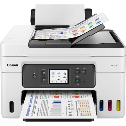 Canon MegaTank MAXIFY GX4020 Impresora Multifunción Inalámbrica con Resolución 600x1200 y Alimentador Automático de 35 Hojas