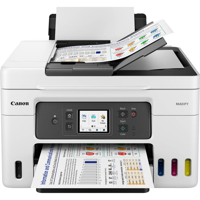 Canon MegaTank MAXIFY GX4020 Impresora Multifunción Inalámbrica con Resolución 600x1200 y Alimentador Automático de 35 Hojas