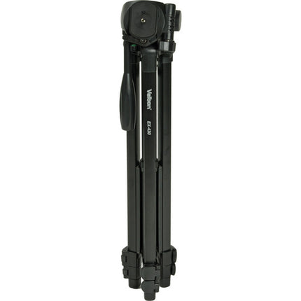 Velbon EX-430/F trípode de aluminio 4.4 lb 59.4 pulgadas con cabeza 3 vías y placa rápida QB-46