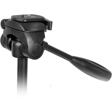 Velbon EX-430/F trípode de aluminio 4.4 lb 59.4 pulgadas con cabeza 3 vías y placa rápida QB-46