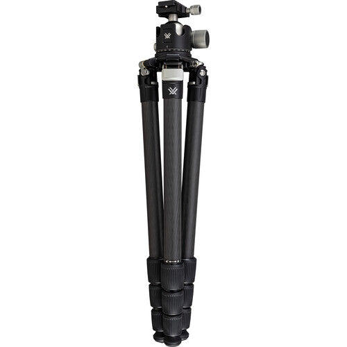 Vortex Radian Trípode de Fibra de Carbono con Cabezal Pan Tilt y QR 67.3" Altura Máx 55 Lbs Capacidad