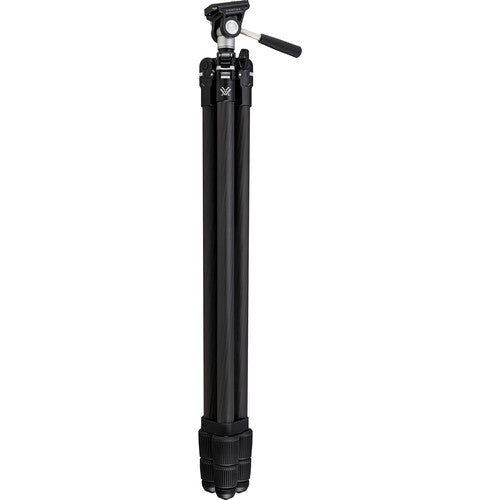 Vortex Ridgeview trípode fibra carbono con cabeza Pan/Tilt QR 73.8" altura 22 lb capacidad