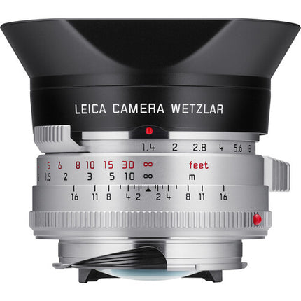 Leica Summilux-M 35mm f1.4 Lente Full Frame con Bloqueo de Enfoque y Anillo de Acero inoxidable