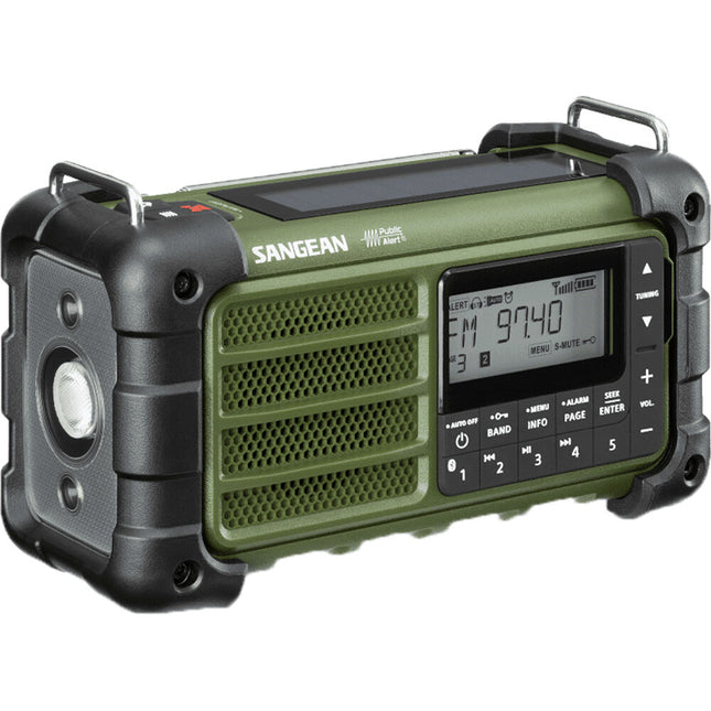 Sangean MMR-99 Radio Altavoz Bluetooth Resistente Agua Polvo 3 Modos Energía