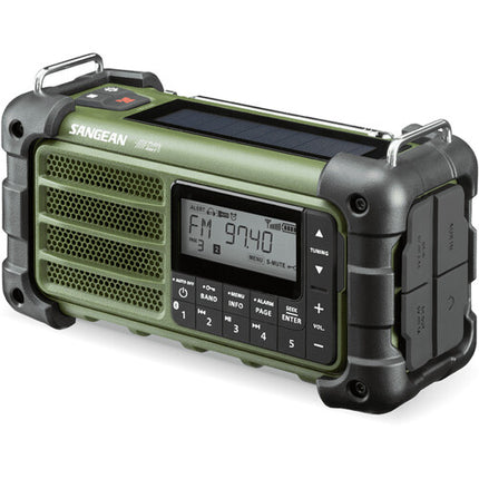 Sangean MMR-99 Radio Altavoz Bluetooth Resistente Agua Polvo 3 Modos Energía