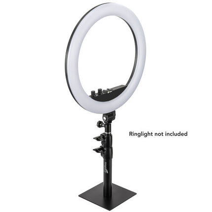 Impact Tabletop Light Stand con Base Plana Soporta 4.5 kg Altura 27 a 60 cm