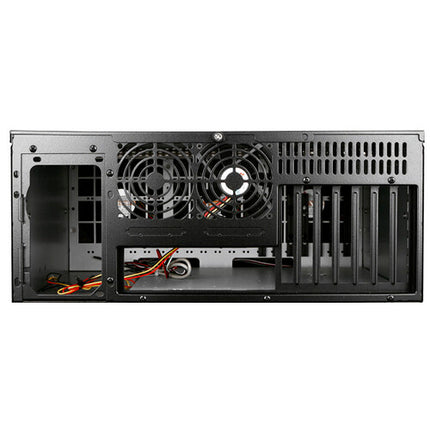 iStarUSA D-400L-7 Chasis para Montaje en Rack 4U con Bezel Negro Kit Accesorios