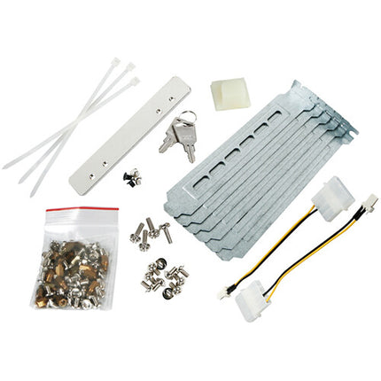 iStarUSA D-400L-7 Chasis para Montaje en Rack 4U con Bezel Negro Kit Accesorios