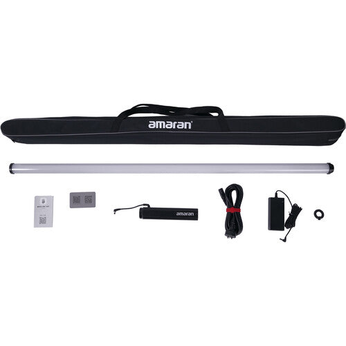 amaran T4C Tubo LED RGB 4 pies 744 Lux batería recargable maletín de transporte