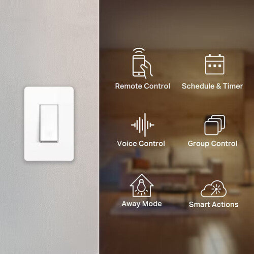 TP-Link KS200 Kasa Interruptor Inteligente Wi-Fi 2.4 GHz con Plato de Pared