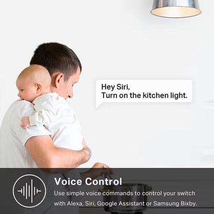 TP-Link KS200 Kasa Interruptor Inteligente Wi-Fi 2.4 GHz con Plato de Pared