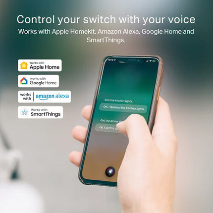 TP-Link KS200 Kasa Interruptor Inteligente Wi-Fi 2.4 GHz con Plato de Pared