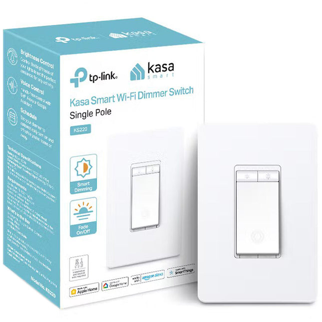 TP-Link KS220 Interruptor Dimmer Wi-Fi Inteligente 2.4 GHz Programable