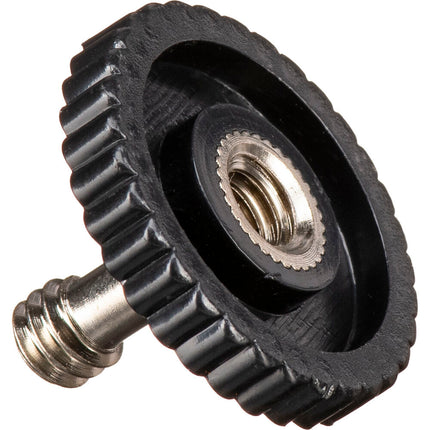 Kupo Adaptador de Tornillo 1/4" Macho a 1/4" Hembra 0.5" Largo