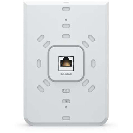 Ubiquiti UniFi U6 In-Wall Punto de Acceso Wi-Fi 6 Dual-Banda 5.3 Gb/s con Switch Gigabit PoE 4 Puertos