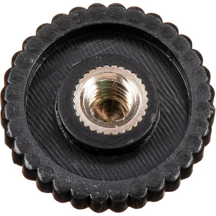Kupo Adaptador de Tornillo 1/4" Macho a 1/4" Hembra 0.5" Largo
