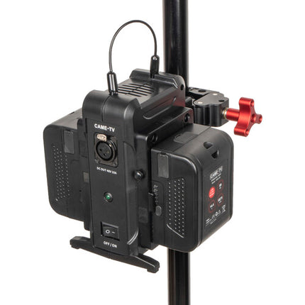 CAME-TV 48V Power Station estación de energía con placa dual V-Mount y salida 3-Pin XLR