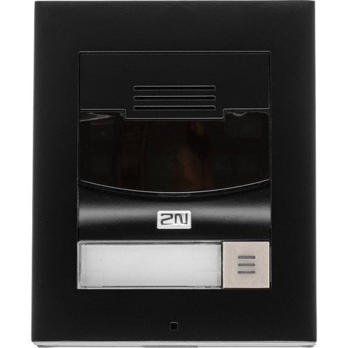 2N IP Solo sistema de intercomunicador con cámara HD visión nocturna montaje superficie negro