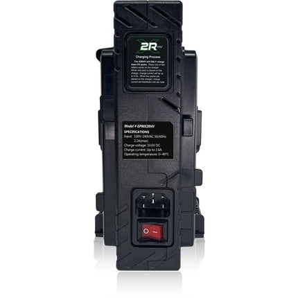Core SWX Rapid Cargador V-Mount 2 Posiciones para Baterías 29.6V 2.6A