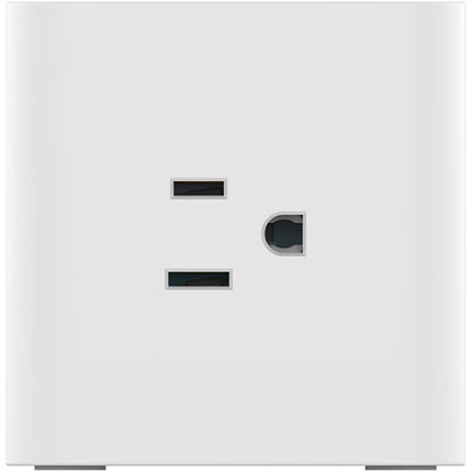 Belkin 3-Outlet Power Cube Blanco Regleta con 3 Enchufes y 3 Puertos USB-A
