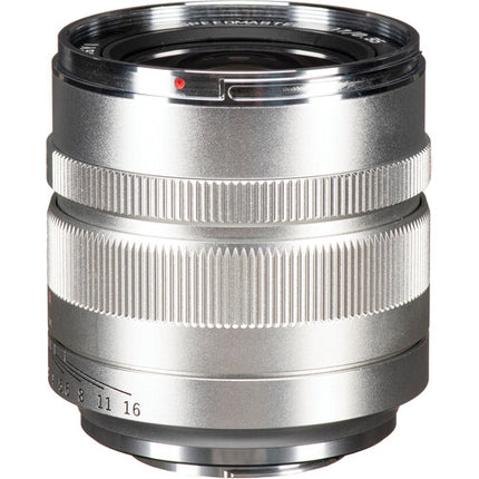 Mitakon Zhongyi Speedmaster 17mm f/0.95 objetivo para Micro Cuatro Tercios plateado con estuche y tapas