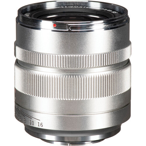 Mitakon Zhongyi Speedmaster 17mm f/0.95 objetivo para Micro Cuatro Tercios plateado con estuche y tapas
