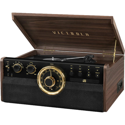 Victrola The Empire Tocadiscos Manual 3 Velocidades Bluetooth RCA Audio System