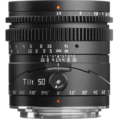 TTArtisan Tilt 50mm f/1.4 Objetivo para Fujifilm X Prime Manual Full-Frame