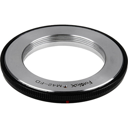 Adaptador de Lentes FotodioX para Canon FD y FL 35mm con Montura M42 y Control Manual de Apertura