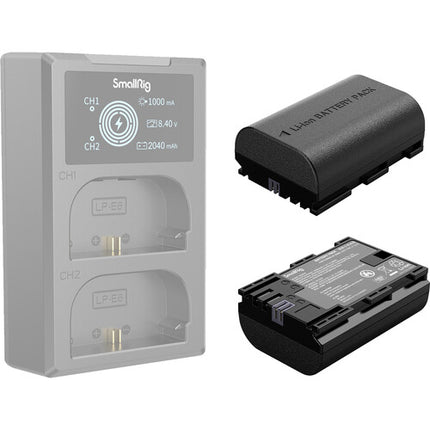 SmallRig LP-E6NH Batería para Cámara Canon 2040mAh con Protector