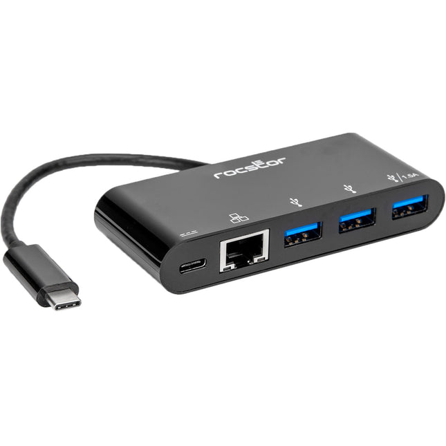 Rocstor Adaptador multipuerto USB-C a USB-A USB-C y Ethernet Gigabit 60W PD Thunderbolt 3
