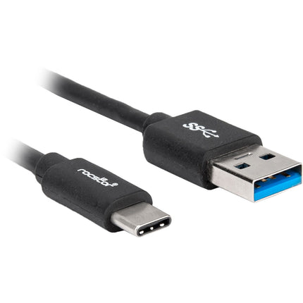Rocstor Cable USB-C a USB-A 3.0 1.8m 5 Gb/s con garantía limitada