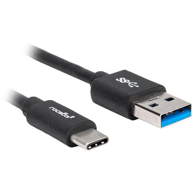 Rocstor Cable USB-C a USB-A 3.0 1.8m 5 Gb/s con garantía limitada