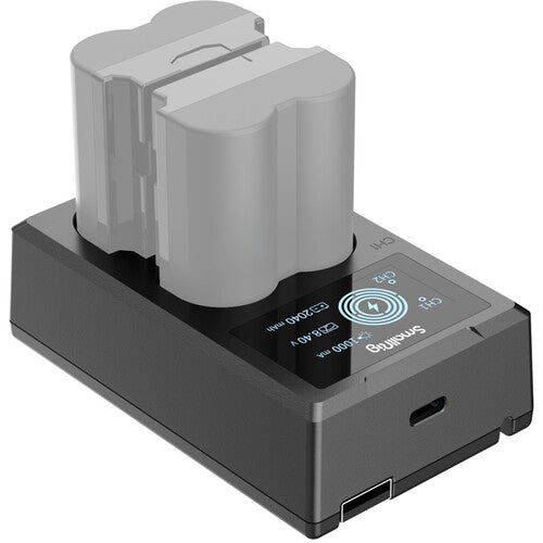 SmallRig NP-W235 Cargador Doble para Baterías Cámara FUJIFILM USB-C