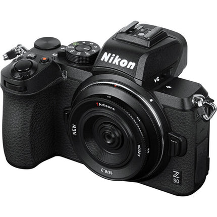 7Artisans 18mm f/6.3 Mark II Lente Pancake Micro Cuatro Tercios Manual Metal