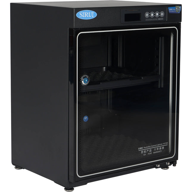 Sirui HC50S Gabinete Electrónico Control Humedad LCD Puerta Vidrio Templado