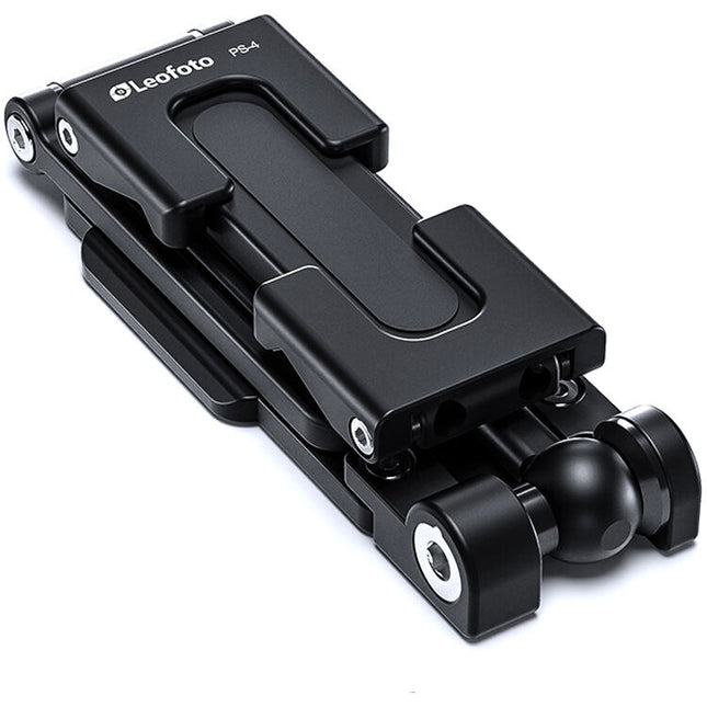 Leofoto PS-4 Soporte Plegable para Celular Negro 2.56 a 3.54 Pulgadas 360° Giratorio