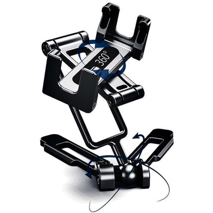 Leofoto PS-4 Soporte Plegable para Celular Negro 2.56 a 3.54 Pulgadas 360° Giratorio
