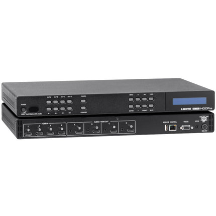 KanexPro 4x4 HDMI Matrix Switcher 4K60 4:4:4 con Salidas de Audio