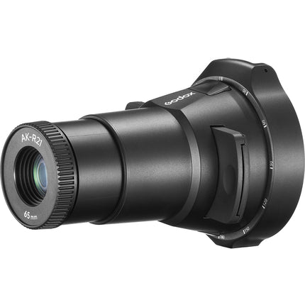 Godox AK-R21 Proyección Adaptador para Cabezas de Flash con Lente 65mm