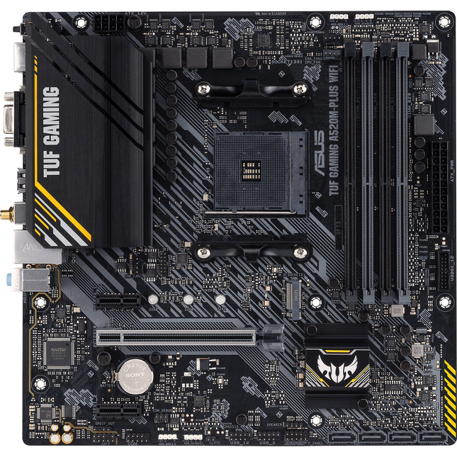 ASUS TUF GAMING A520M-PLUS WIFI Placa Base Micro-ATX AM4 4x DDR4 PCIe 3.0 x16