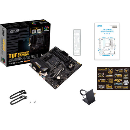 ASUS TUF GAMING A520M-PLUS WIFI Placa Base Micro-ATX AM4 4x DDR4 PCIe 3.0 x16