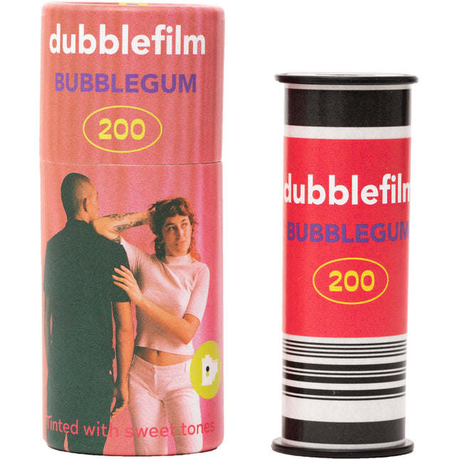 dubblefilm Bubblegum 200 Película negativa color 120 ISO 200 balance luz día