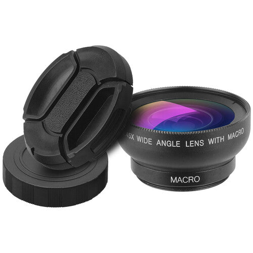 Apexel 0.45x Lente Gran Angular y 12.5x Lente Macro para Teléfonos y Tablets