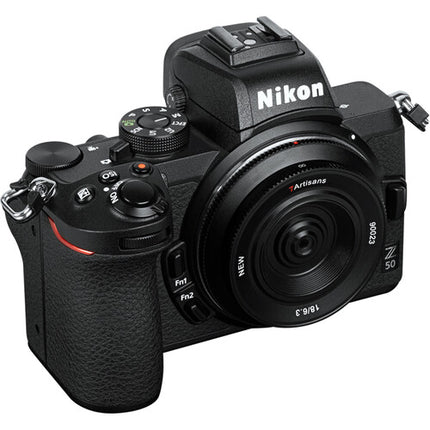 7Artisans 18mm f6.3 Mark II Lente Manual Pancake Metal APS-C Nikon Z