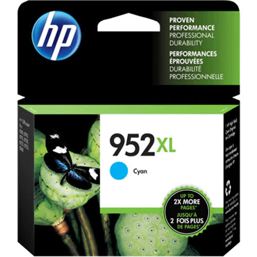 HP 952XL Cartucho de Tinta Azul Original Alto Rendimiento para OfficeJet Pro 7720 7740
