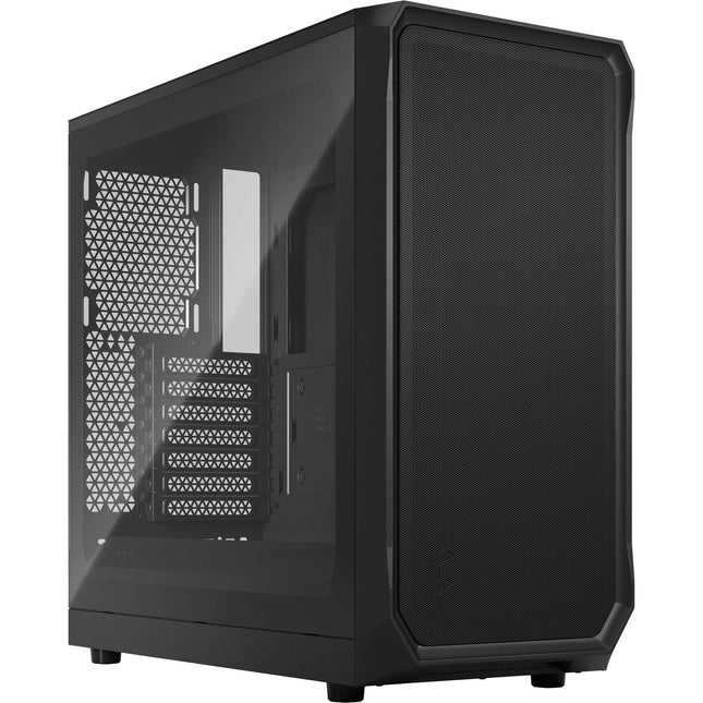 Fractal Design Focus 2 Caja Mid-Tower Negra Vidrio Templado 2x140mm Ventiladores