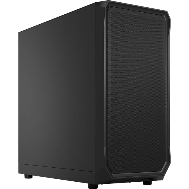 Fractal Design Focus 2 Caja Mid-Tower Negra con 2 Ventiladores 140mm y Soporte ATX Micro-ATX Mini-ITX