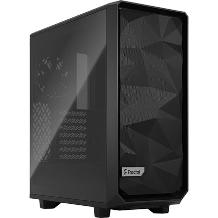 Fractal Design Meshify 2 Compact Caja Mid-Tower Soporte ATX Micro-ATX USB-C 3.1 Gen 2 Ventana Tinte Ligero Negro